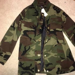Girls camo jacket